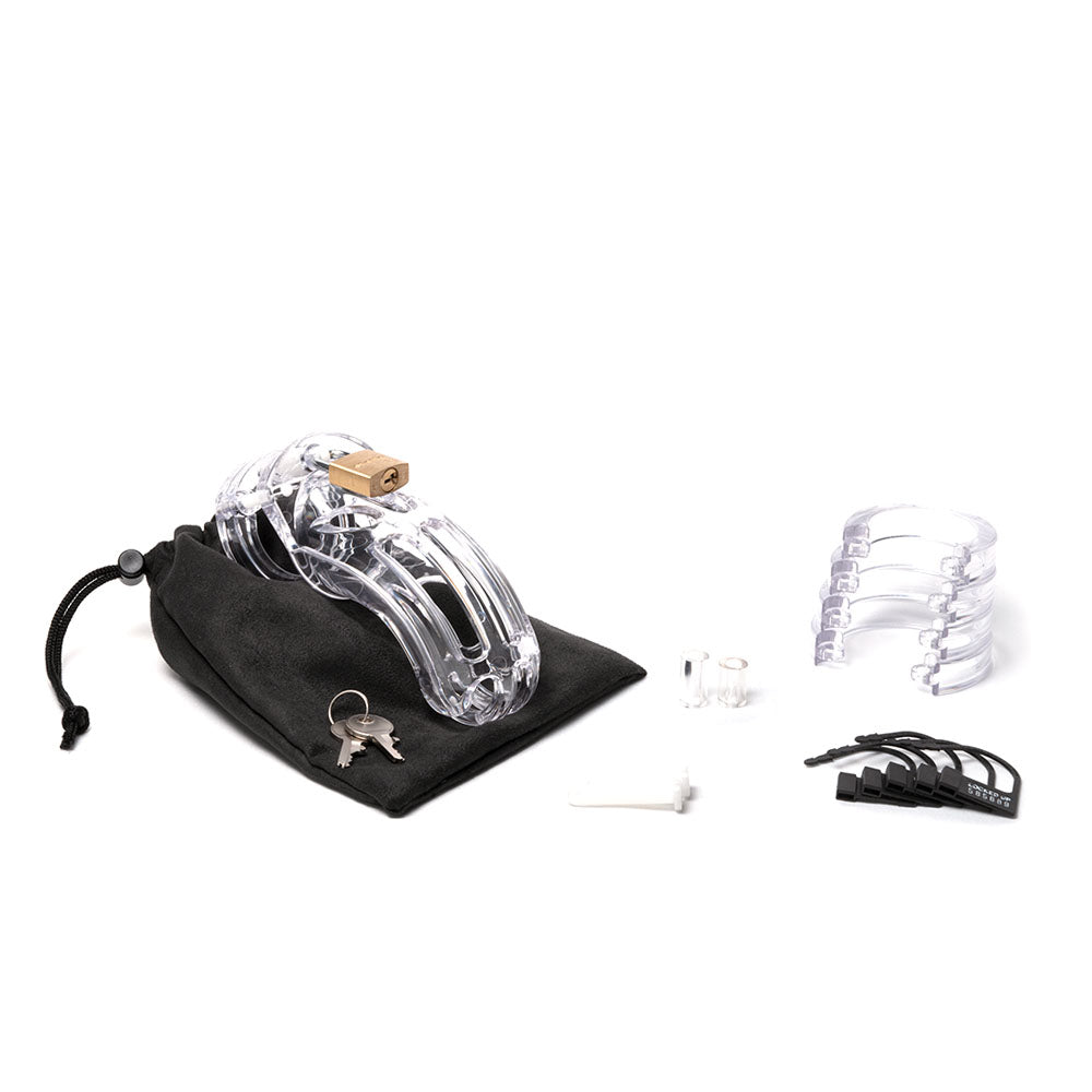 Cockcage The Curve Clear Chastity Device 9.5cm x 3.8cm > Bondage Gear > Male Chastity