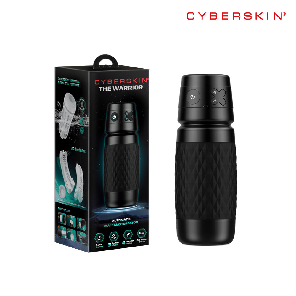 Cyberskin The Warrior – USB Rechargeable Sucking and Vibrating Masturbator Secondary image