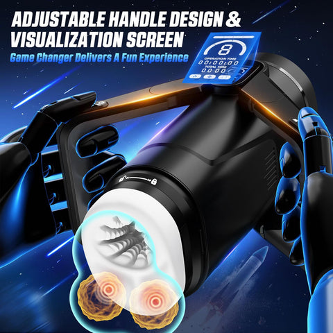 CyberSkin The Wing 29cm Thrusting Auto Masturbator with Heater Strokers - Auto