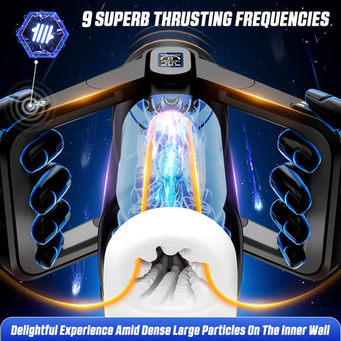 CyberSkin The Wing 29cm Thrusting Auto Masturbator with Heater Strokers - Auto