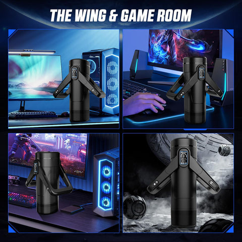CyberSkin The Wing 29cm Thrusting Auto Masturbator with Heater Strokers - Auto