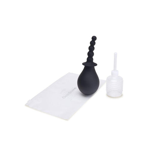 CleanScene 4 Piece Beaded Anal Douche Set with Flared Base Douches