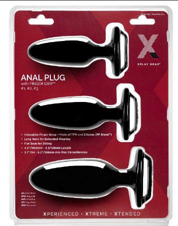 Xplay Finger Grip Plug Starter Kit for Ultimate Pleasure Experience > Anal Range > Butt Plug Kits