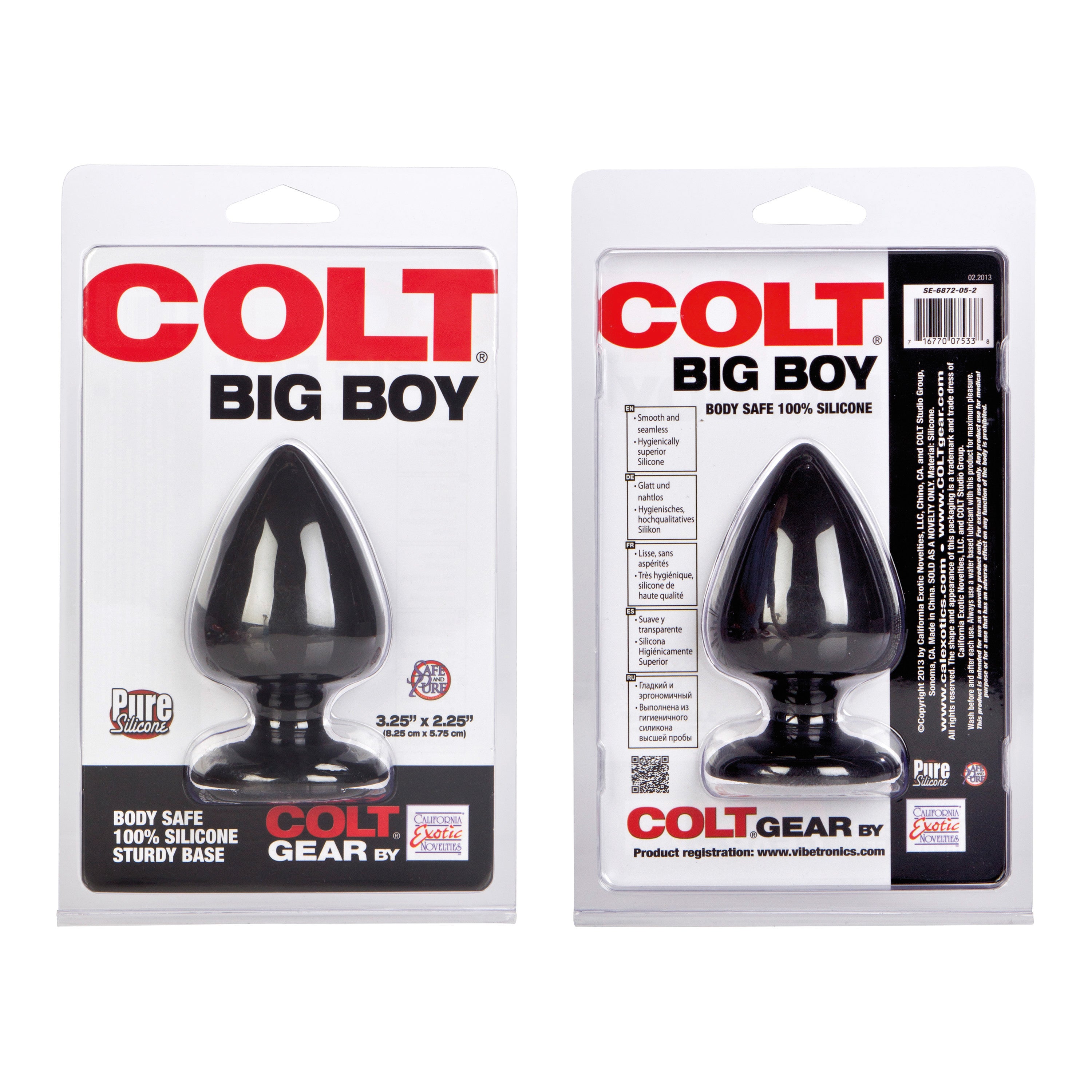 Colt Big Boy – Premium Silicone Large Anal Plug > Anal Range > Oversized Anal Toys
