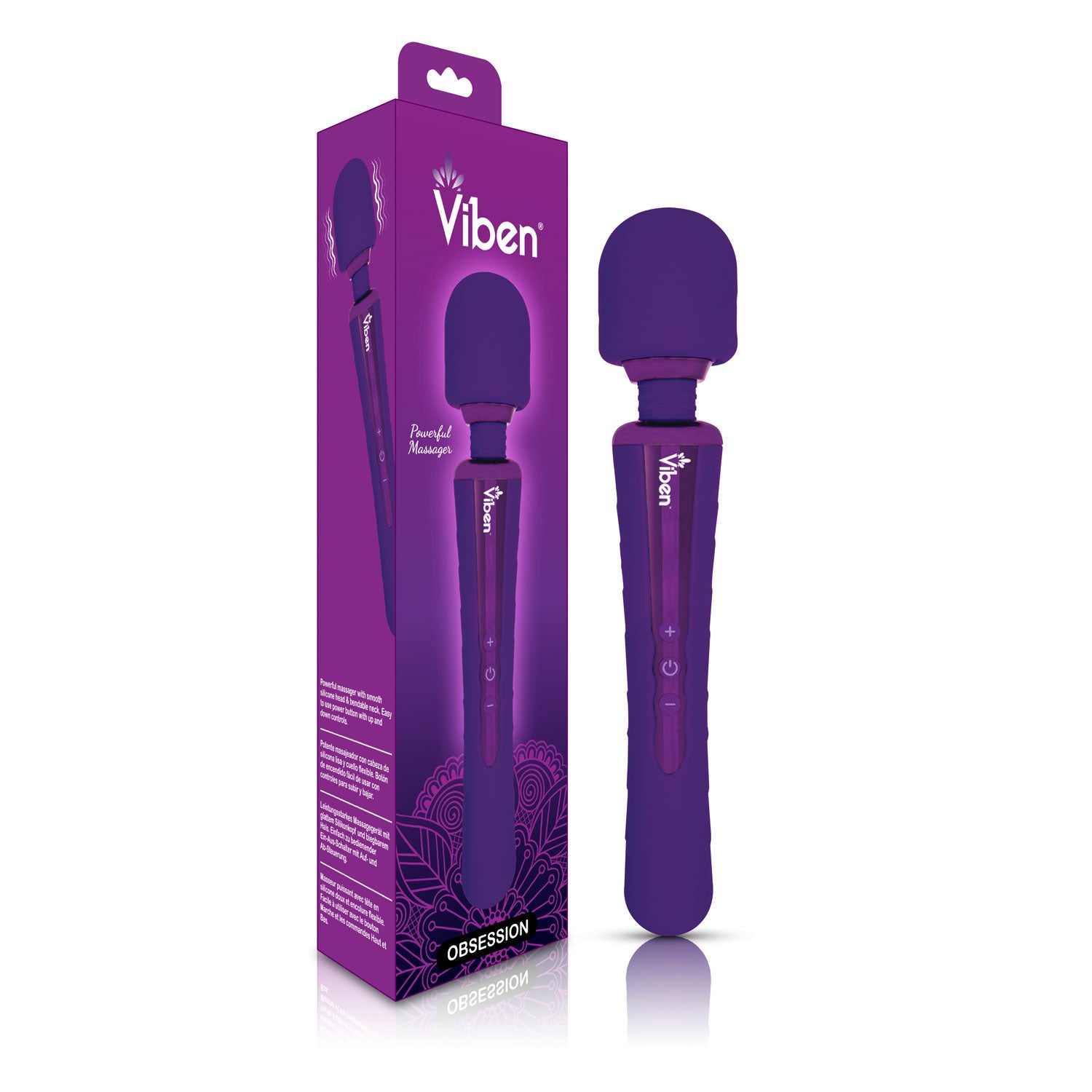 Viben Obsession Wand Massager Violet > Sex Toys > Massage Wands