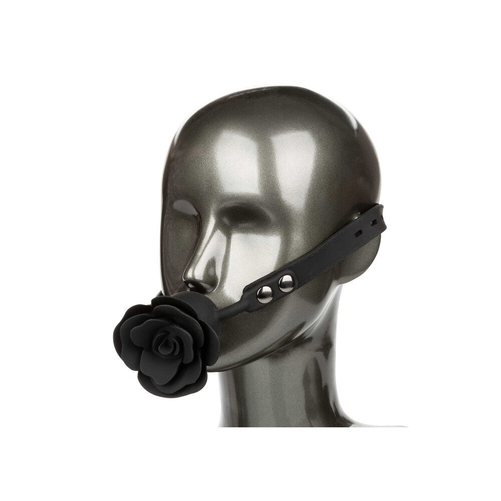 Forbidden Removable Rose Gag – Adjustable Breathable Fetish Accessory > Bondage Gear > Gags and Bits