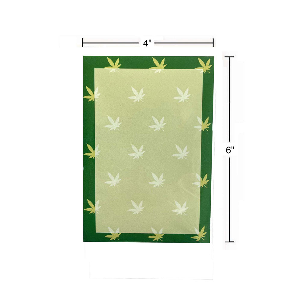 Cannabis Leaf Notepad Novelty Notepad with 100 Pages Party Supplies