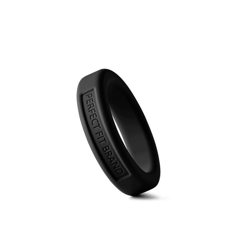 Classic Silicone Medium Stretch Penis Ring 36mm Black > Cock Ring > Single Main image