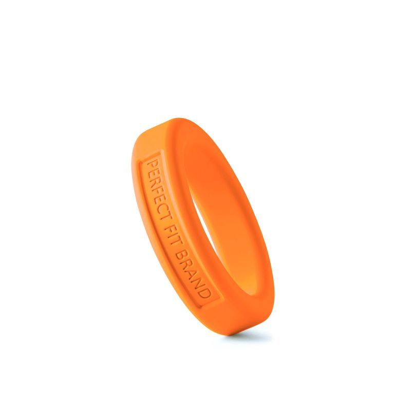 Classic Silicone Medium Stretch Penis Ring 36mm Orange > Cock Ring > Single