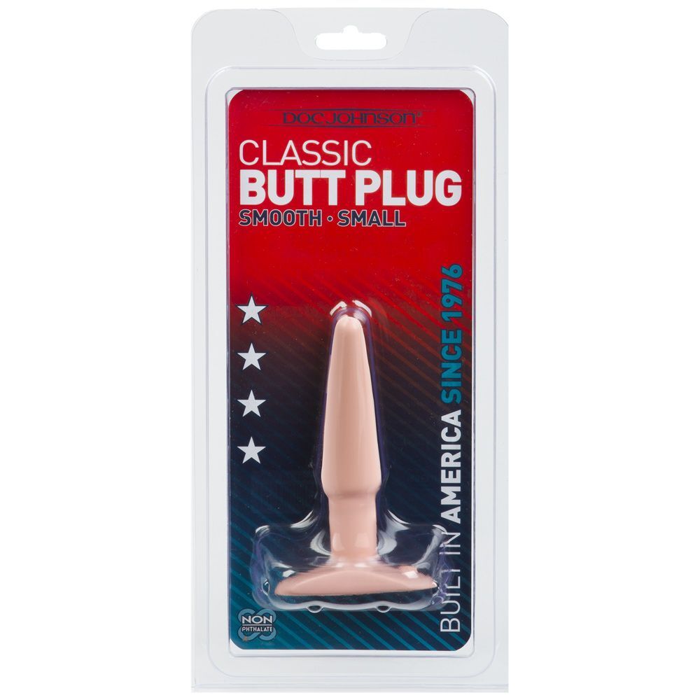 Doc Johnson Classic Small – 4 Inch Smooth Butt Plug > Anal Range > Butt Plugs