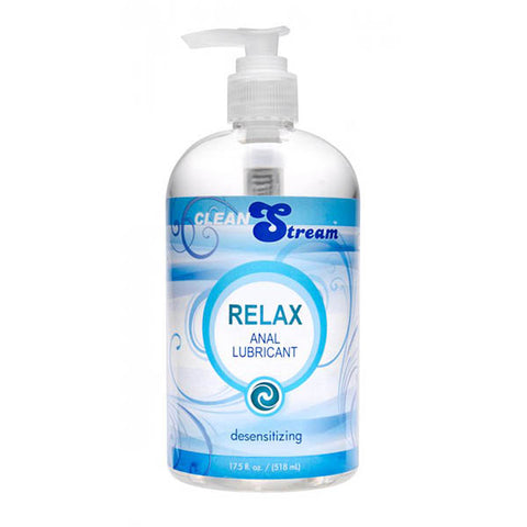 CleanStream Relax Anal Lubricant 518 ml Desensitising Pump Bottle Anal Lubricant