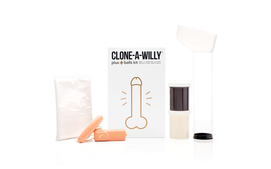 Clone a Willy Plus Balls Kit Deep Skin Tone Vibrating Silicone Replica > Dildos > Mould Your Own Kits