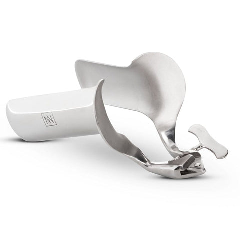 Collins Vaginal Speculum with Adjustable Width Blades Chrome Medical Themed
