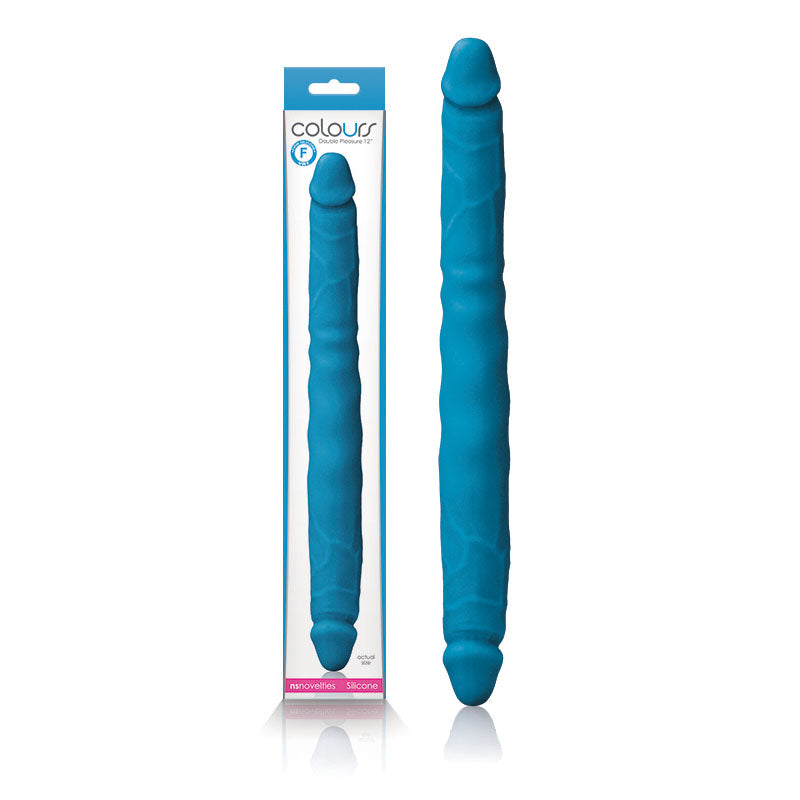 Colours Double Pleasures 30.5 cm Double Dong Blue > Dildos > Double Dildos