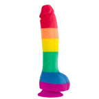 Colours Pride Edition 8 Inch Realistic Silicone Dildo With Balls – Silicone Dildo > Dildos > Neutral Dildos