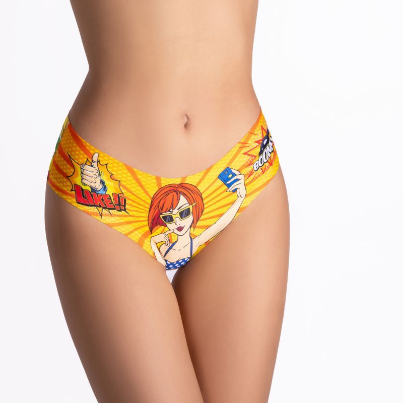 Comics Insta Girl Slip Lingerie in Sizes S-XL > Clothes > Panties Main image