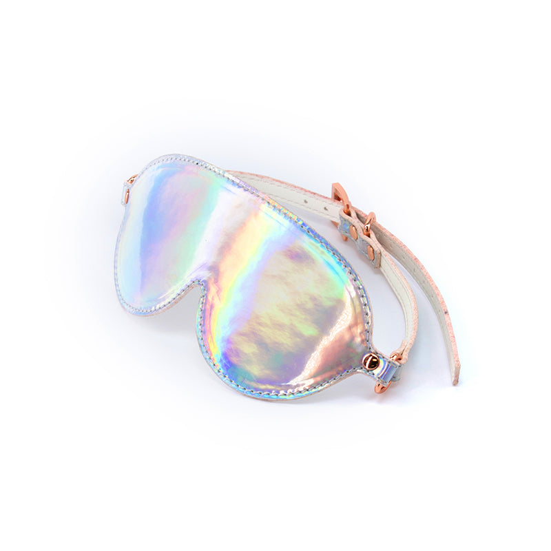 Cosmo Bondage Blindfold Rainbow Metallic Eye Restraint Secondary image
