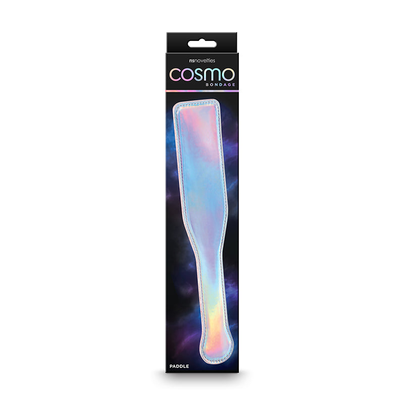 Cosmo Bondage Paddle - Rainbow Metallic Rainbow Paddle Secondary image
