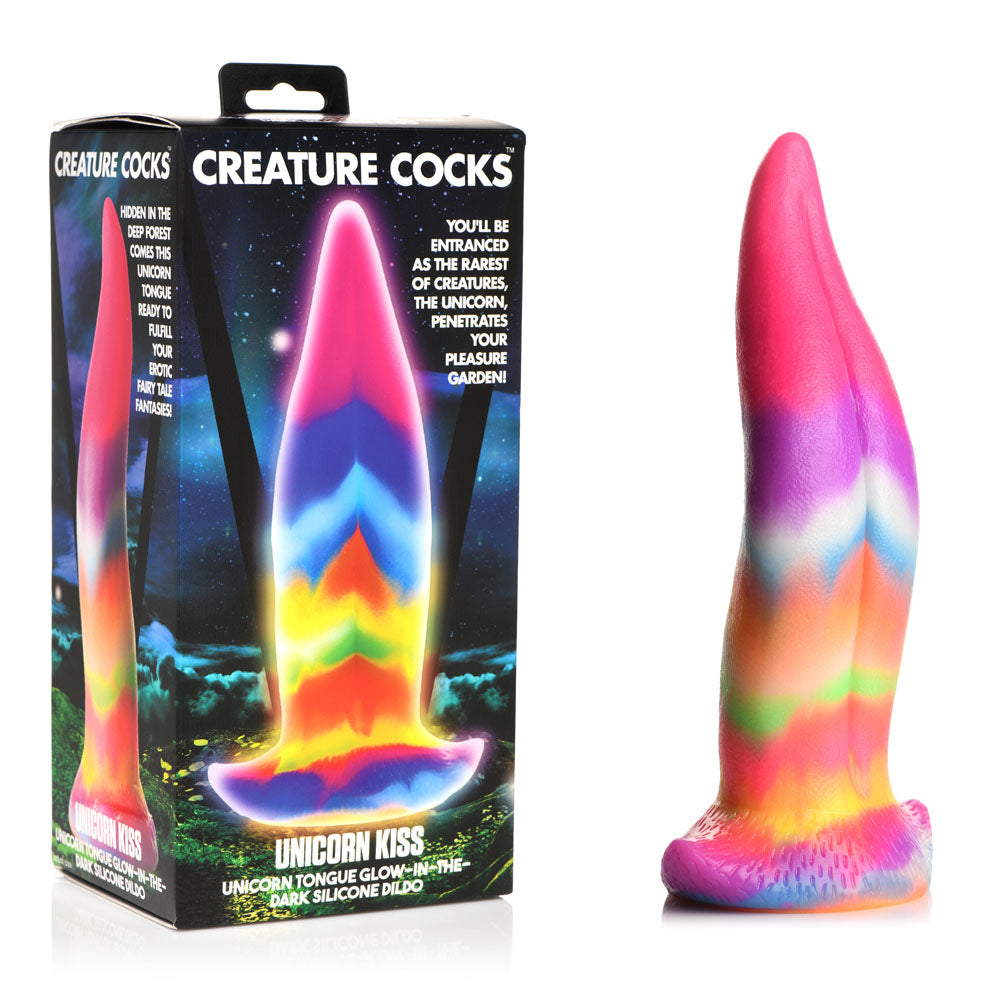 Creature Cocks Unicorn Kiss Silicone Dildo 7.5 Inch Fantasy Dong Fantasy Dongs