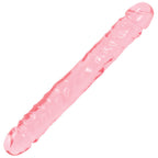 Crystal Jellies 12 Inch Double Dong (Pink) – Large Dildo > Dildos > Double Dildos