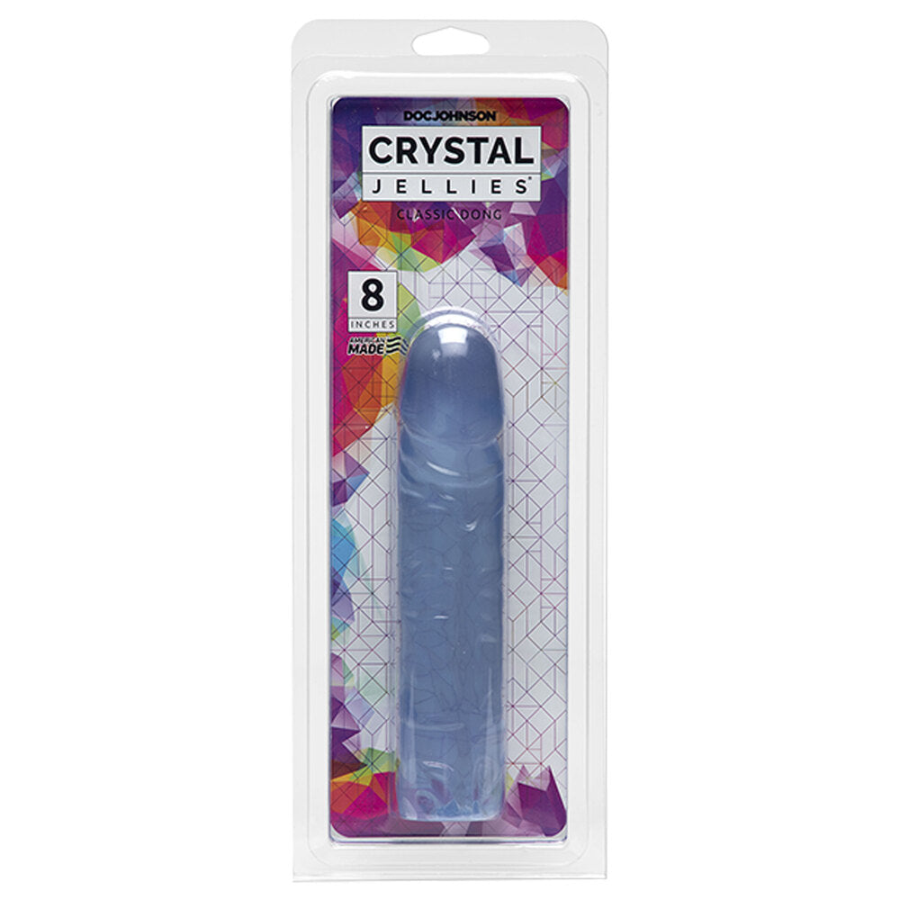 Doc Johnson Crystal Jellies 8 Inch Clear Dong – Soft Flexible Dong 8 Inch Length Secondary image