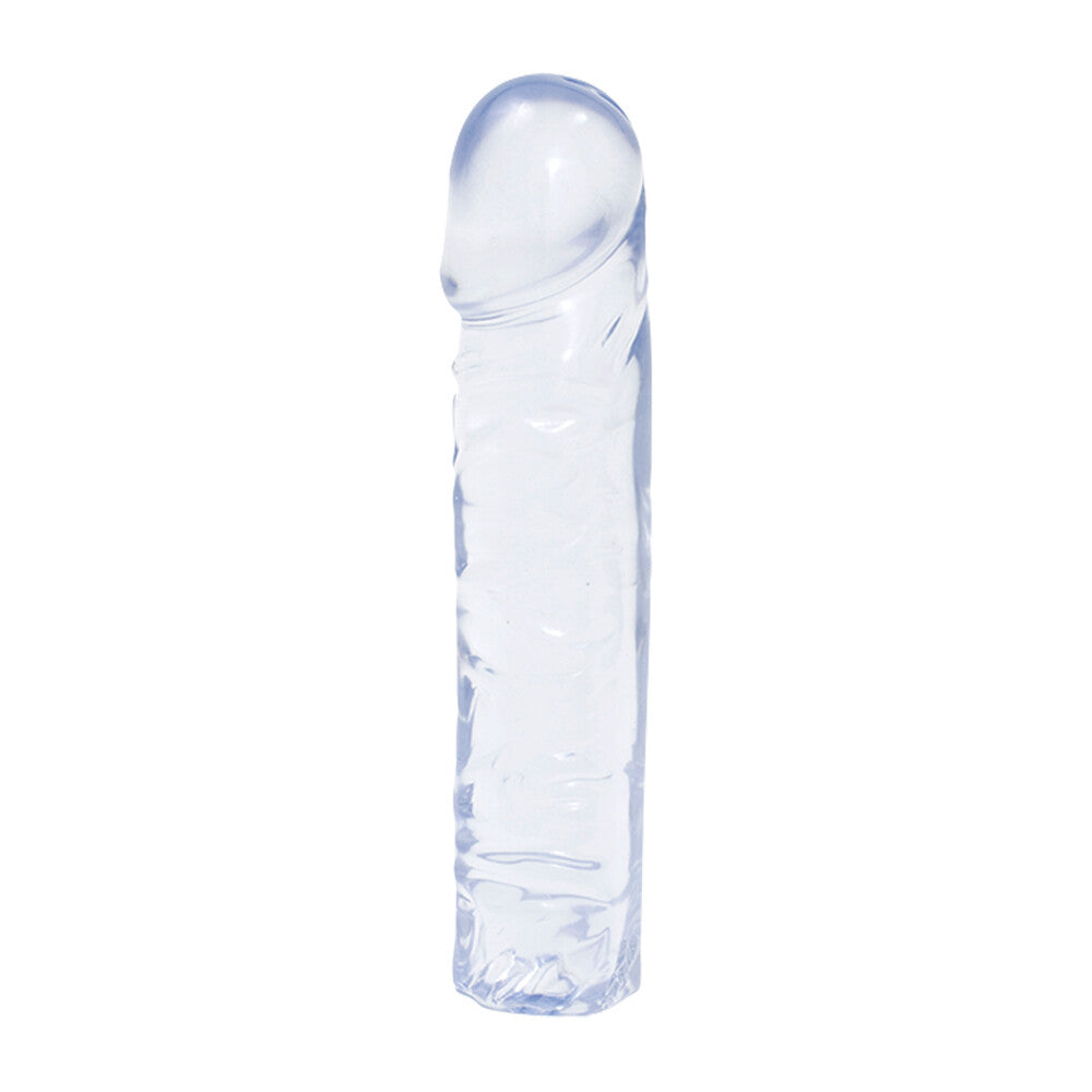 Doc Johnson Crystal Jellies 8 Inch Clear Dong – Soft Flexible Dong 8 Inch Length > Dildos > Realistic Dildos Main image