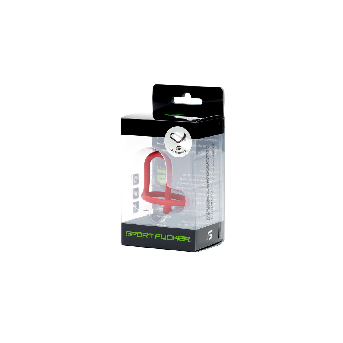 Cum Stopper 2.0 - 45mm Insertable Length Silicone Red > Sex Toys For Men > Sounding Rods
