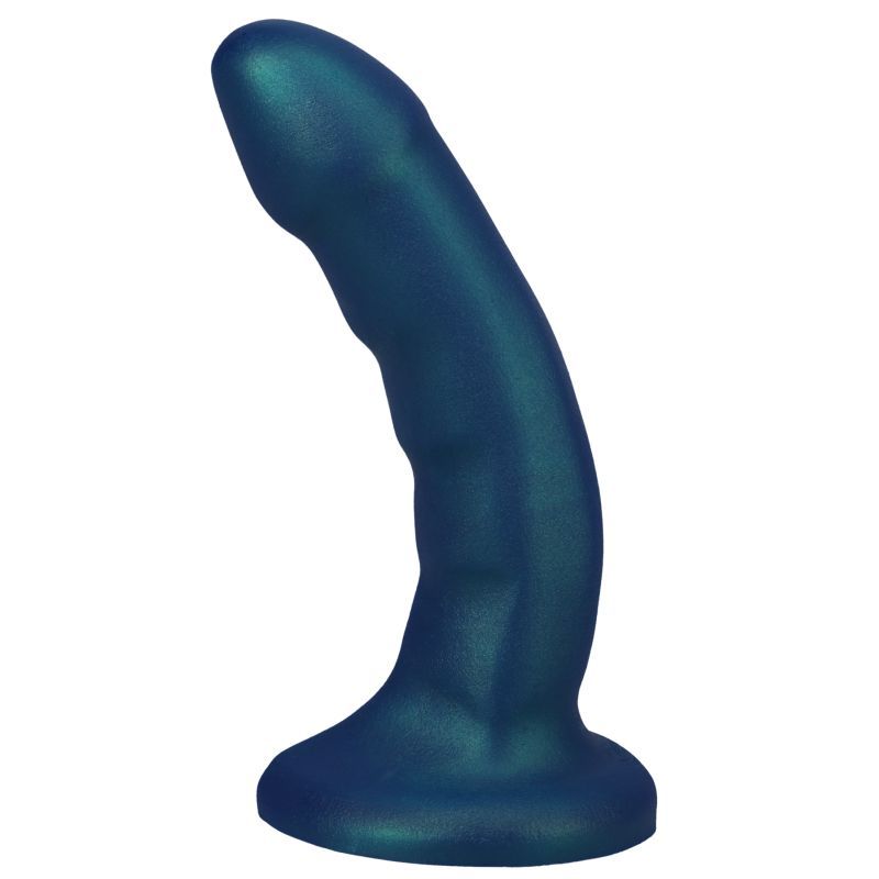 Tantus Curve Dildo Malachite 6 Inch – Curved Design for G-Spot and P-Spot Stimulation > Dildos > Neutral Dildos Main image