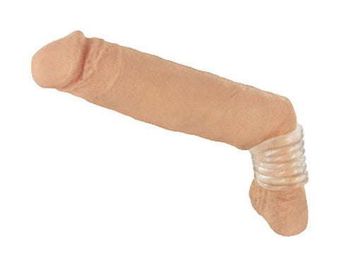 Trinity Spiral Ball Stretcher for Enhanced Sensation and Pleasure Clear Ball Stretcher