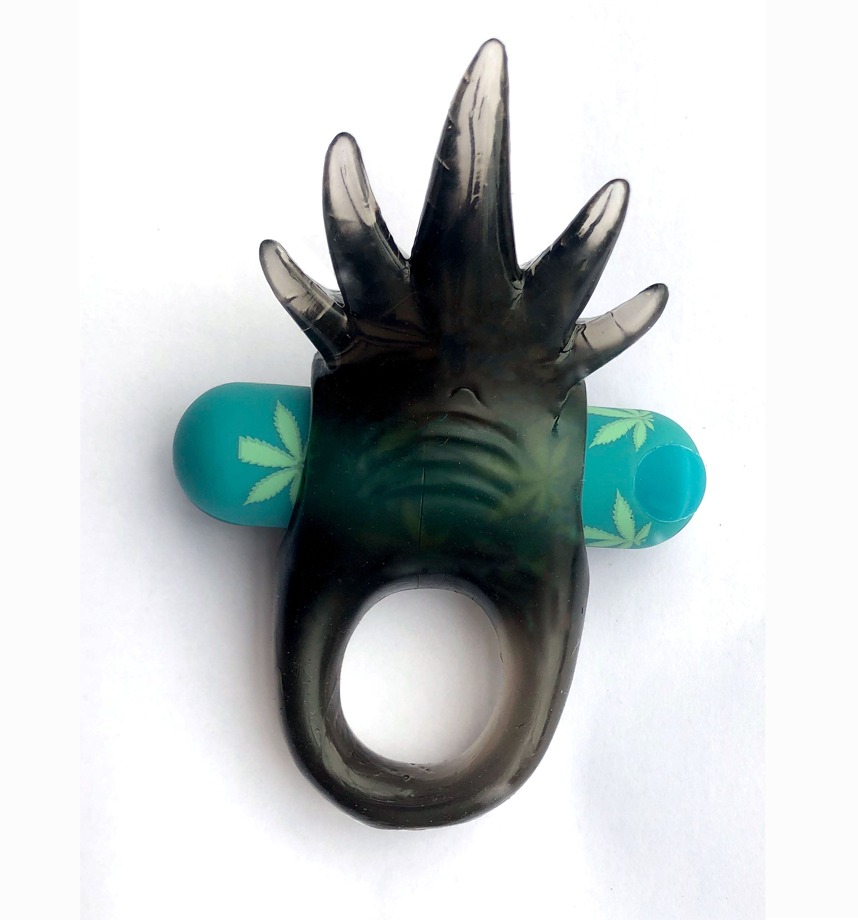 Maia Ziggy Hemp Vibrating Cock Ring Black > Cock Ring > Vibrating