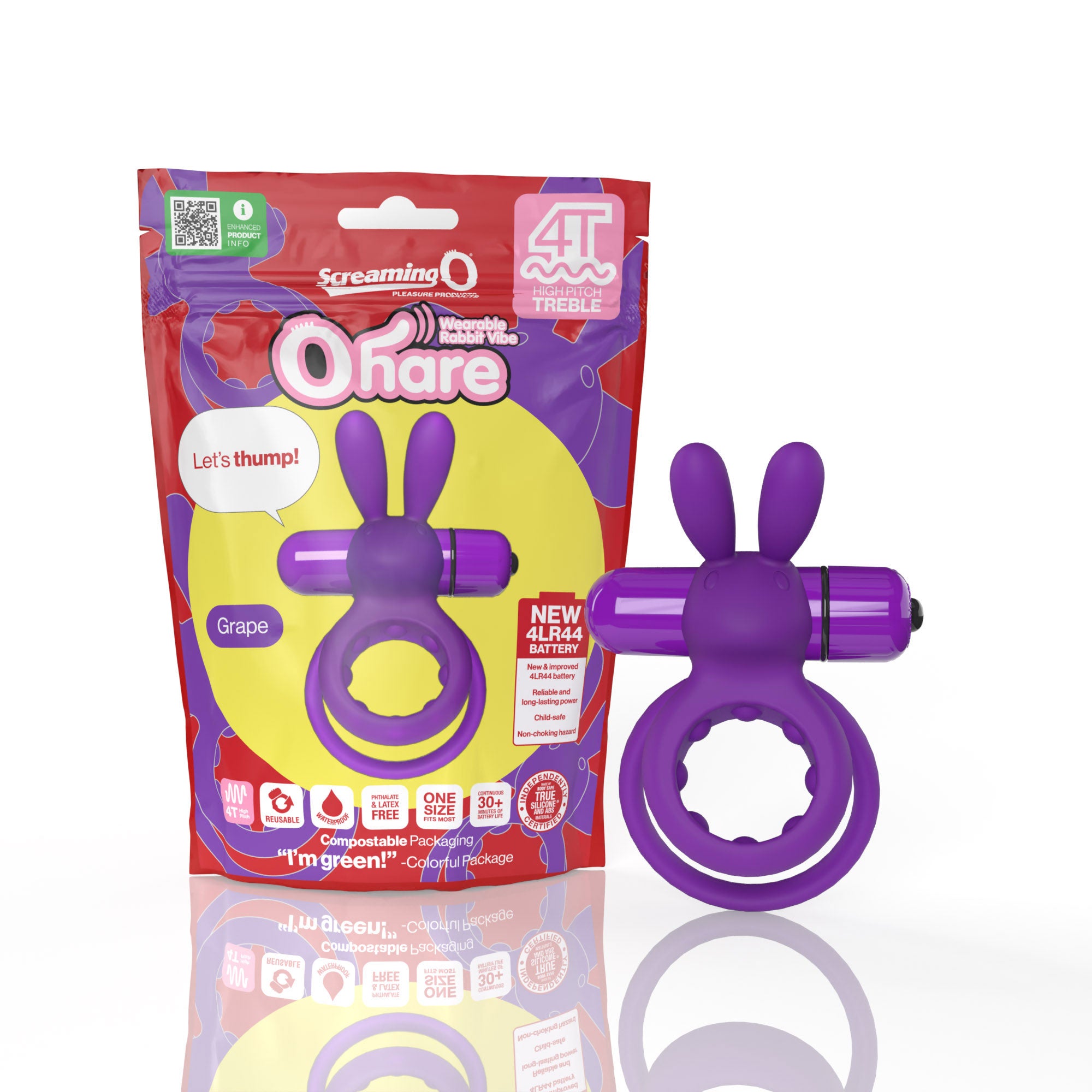 Ohare 4T High Pitch Treble (Grape) > Sex Toys > Couples Toys