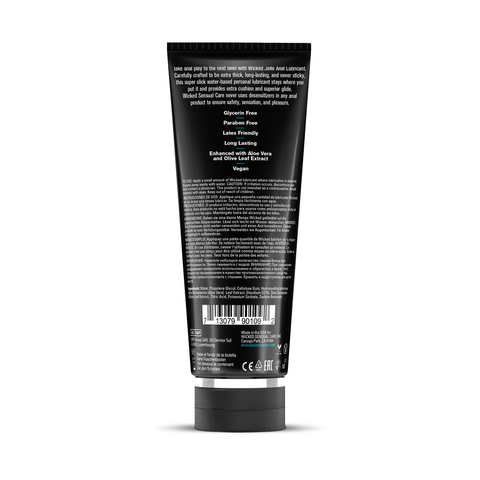Wicked Jelle Water Based Anal Lubricant 240ml 8 Ounce Bottle > Lube > Anal