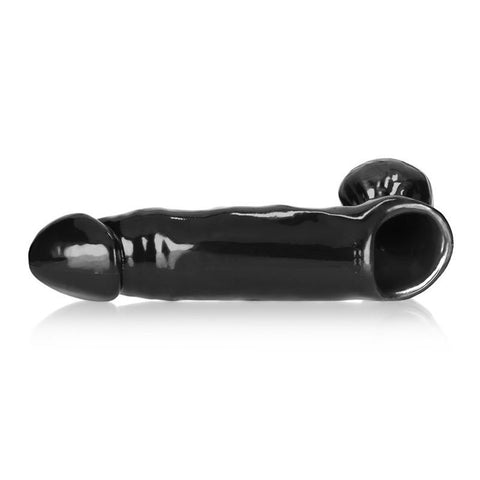 Daddy Cocksheath with Balls Black 10 Inch SLEEVES