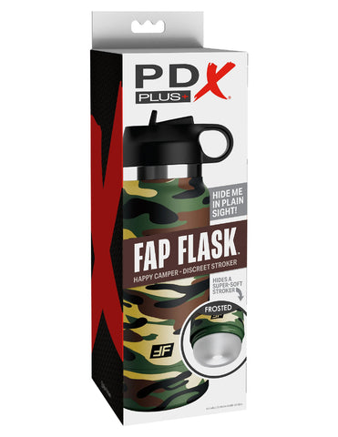 PDX Plus Fap Flask - Happy Camper Discreet Stroker Strokers - Manual