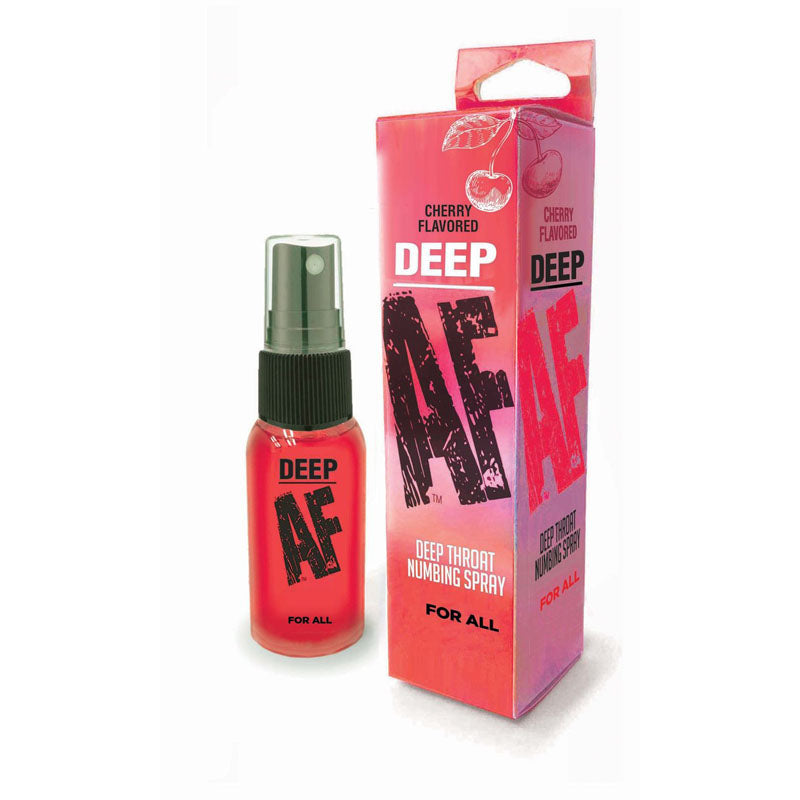 Deep AF Cherry Flavoured Deep Throat Spray – 29 ml > Lube > Oral Gels & Sprays Main image