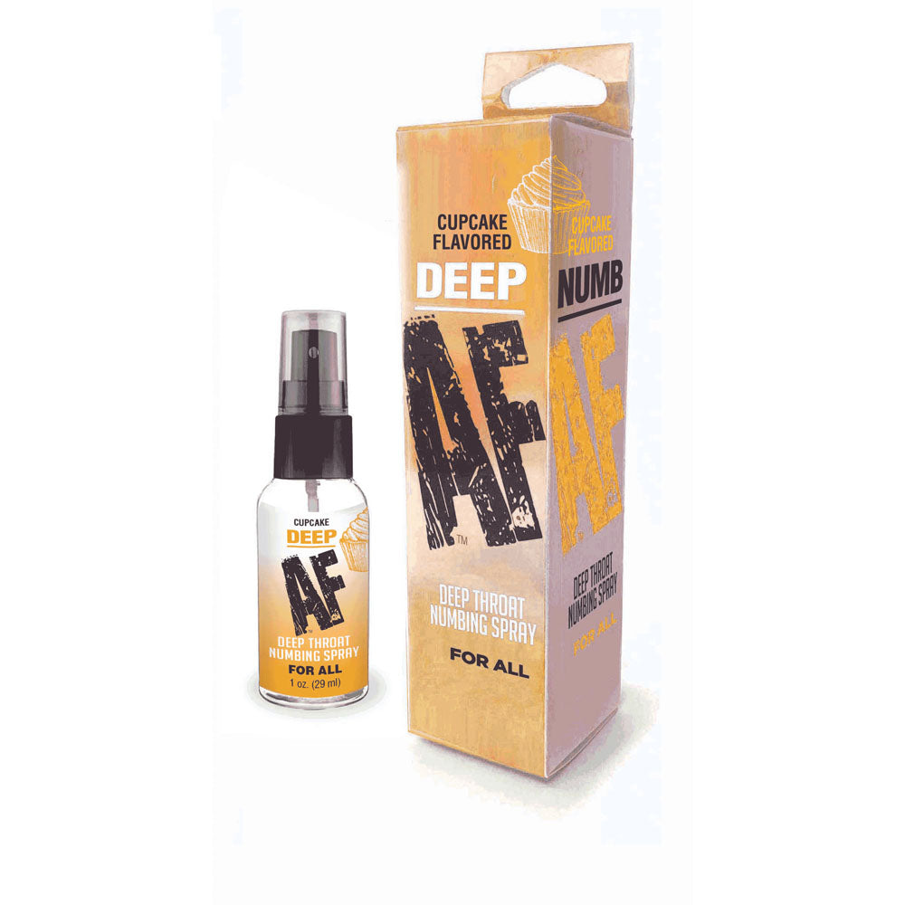 Deep AF Cupcake Flavored Throat Spray 29ml – Benzocaine Oral Spray > Lube > Oral Gels & Sprays Main image