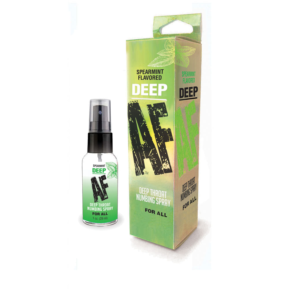 Deep AF Mint Flavoured Deep Throat Spray 29 ml > Lube > Oral Gels & Sprays