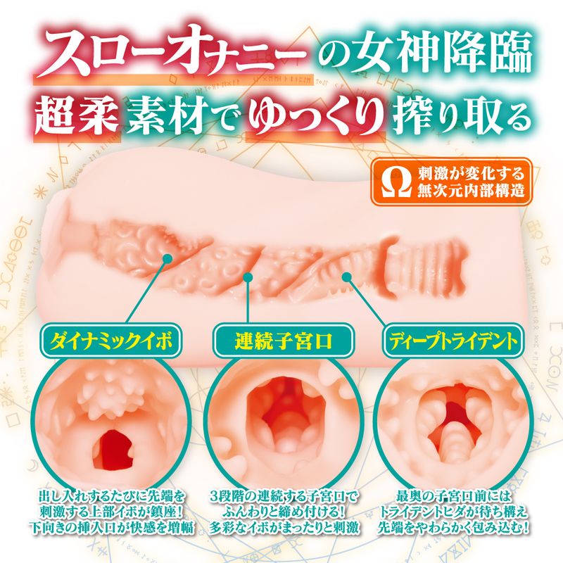 DellToro Omega Slow Onanie Men's Stroker Strokers - Onahole