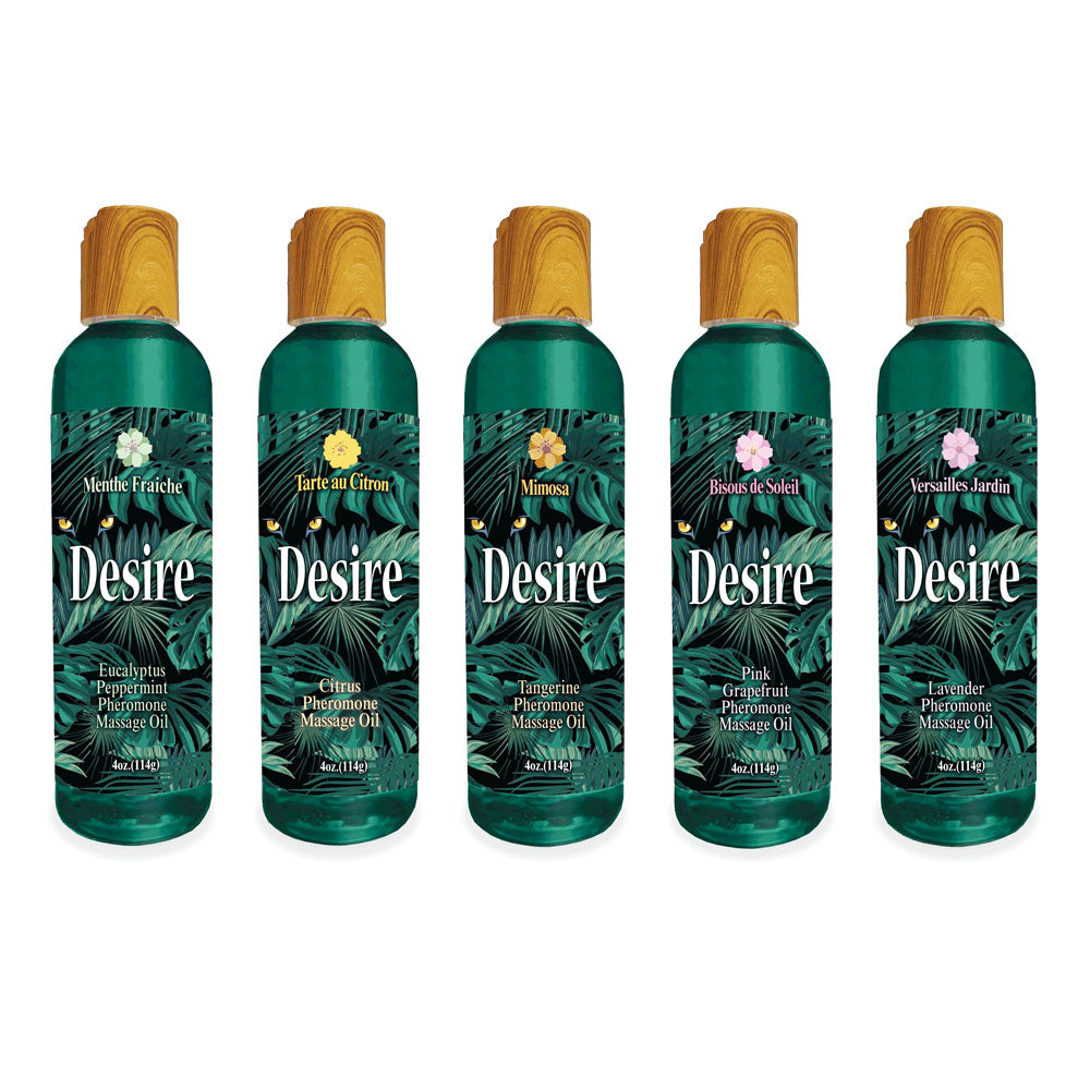 Desire Pheromone Massage Oil - Pink Grapefruit 118 ml Secondary image