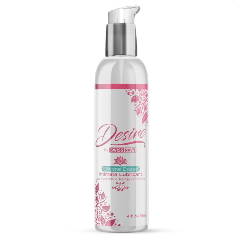 Desire Silicone Based Intimate Lubricant 4oz/118ml Smooth Silicone Lubricant