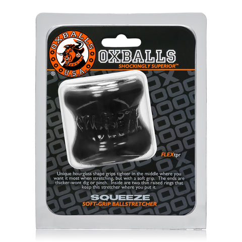 Squeeze Ball Stretcher Black for Enhanced Pleasure and Deeper Stretch Ball Stretcher