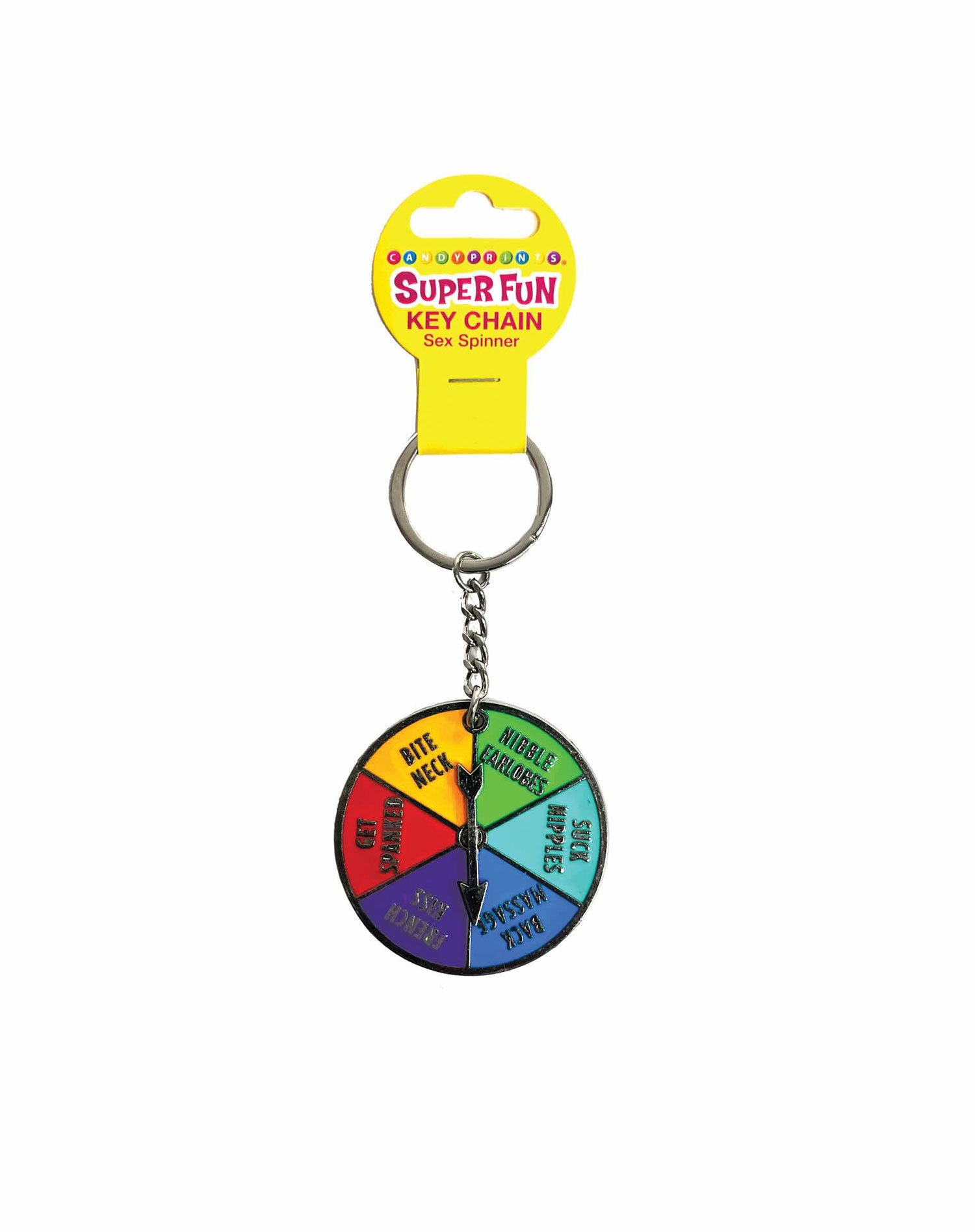Super Fun Sex Spinner Keychain - Naughty Spinner Novelty Accessory Multi > Novelties > Gag Gifts