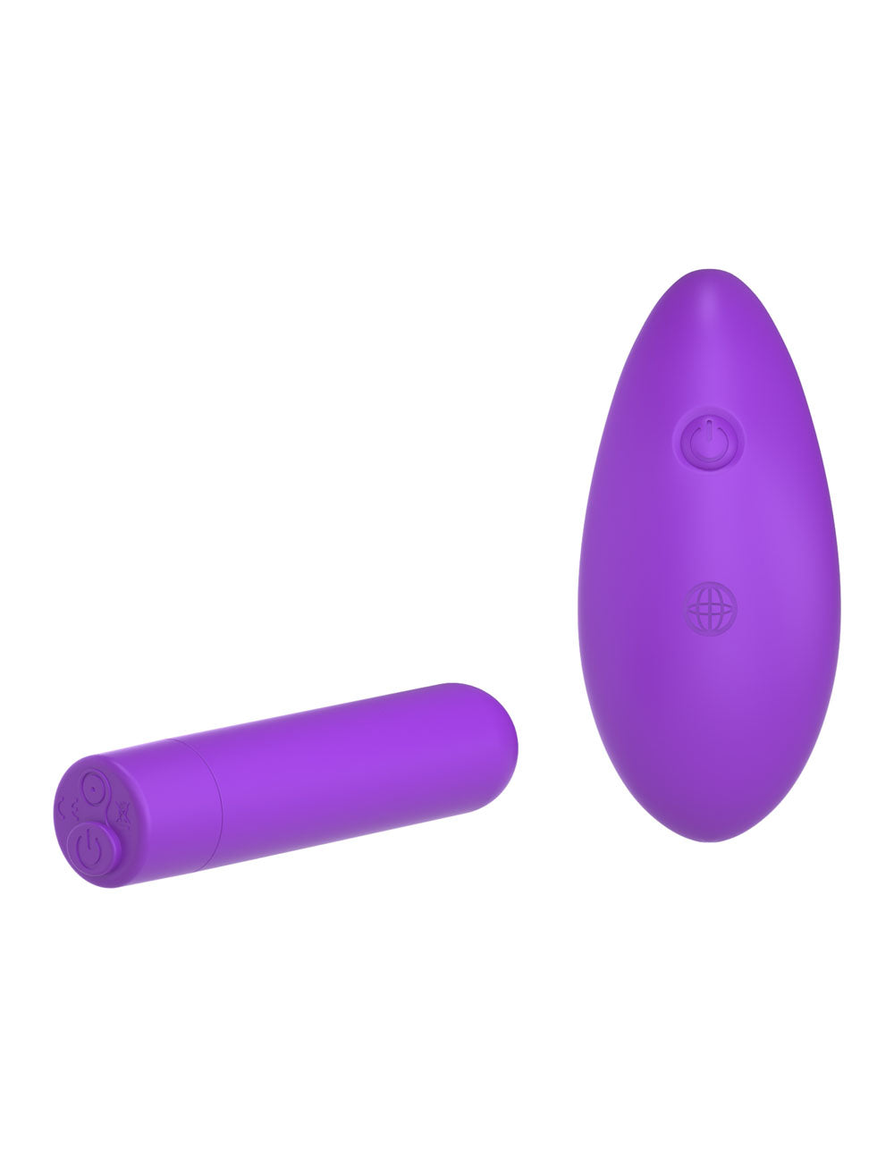 Fantasy For Her Remote Control Bullet - Purple 3 Inch > Vibrators > Mini Vibrators