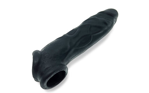 Dicker Ultra-Slim Cocksheath Black Ice 7.5 Inch Length Black SLEEVES