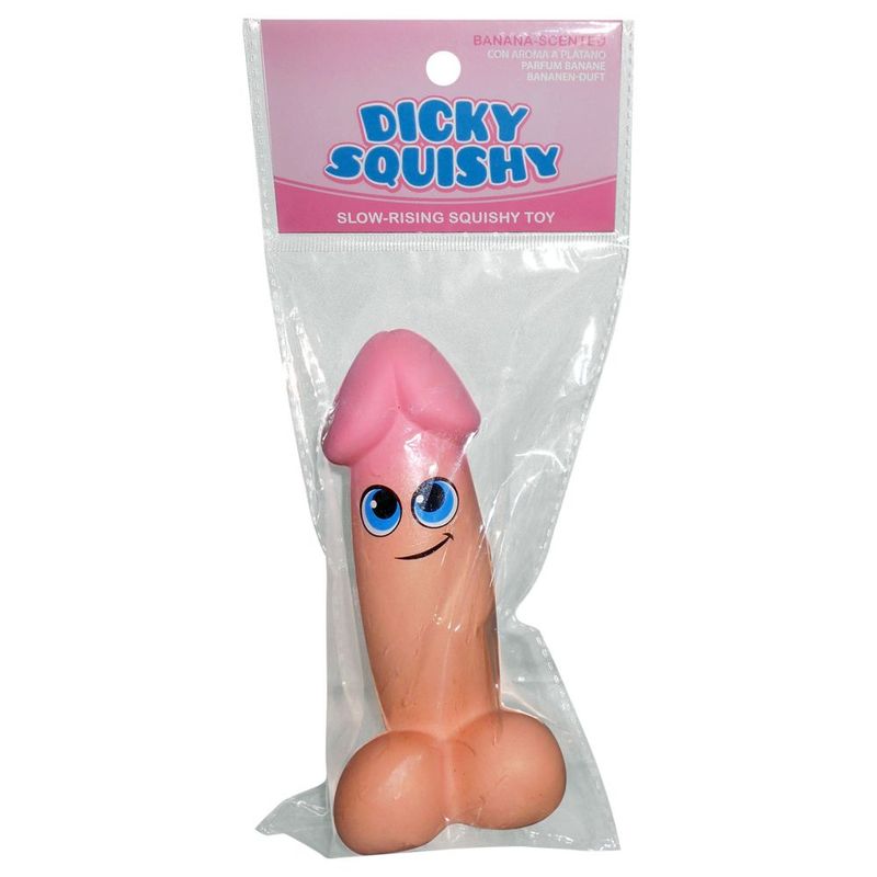 Dicky Squishy Stress Reliever Adult Fun Toy 14cm Banana Scented Gag Gifts & Novelties