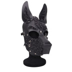 Dog/Pup Hood Black Adjustable Fit with Eye Cut-Out > Bondage Gear > Masks