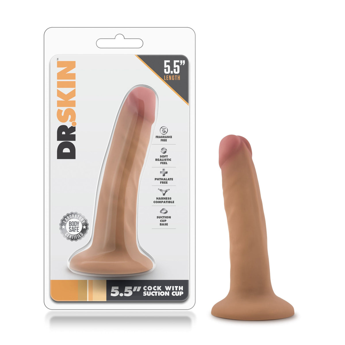 Dr Skin Dildo with Suction Cup – 5.5 to 9.5 Inch > Dildos > Realistic Dildos