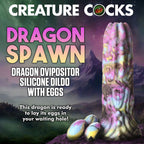 Dragon Spawn Dragon Ovipositor (Multicolor) – Silicone Dildo with Eggs 6 inch > Dildos > Fantasy