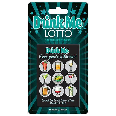 Drink Me Lotto Party Scratcher – Erotic Game Set for Adults Gag Gifts & Novelties
