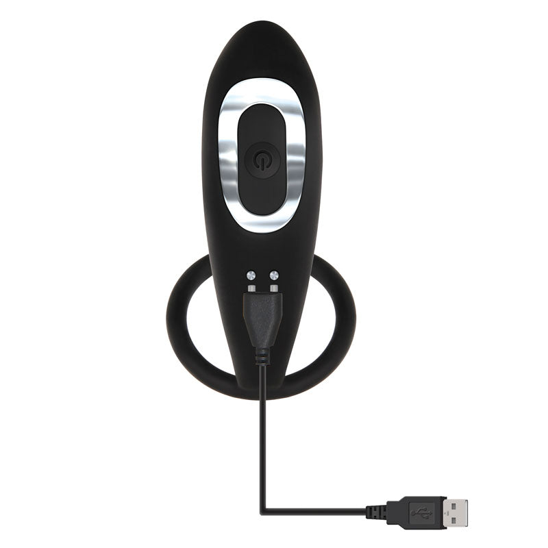 Adam & Eve Adam's Rechargeable Prostate Pleaser and Cock-Ring – USB Rechargeable > Anal Range > Prostate Plugs